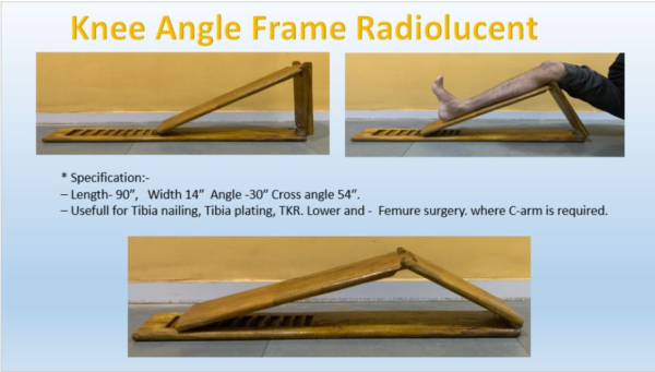 TIBIA KNEELING FRAME  (Knee Angle Frame Radiolucent ) - Image 6