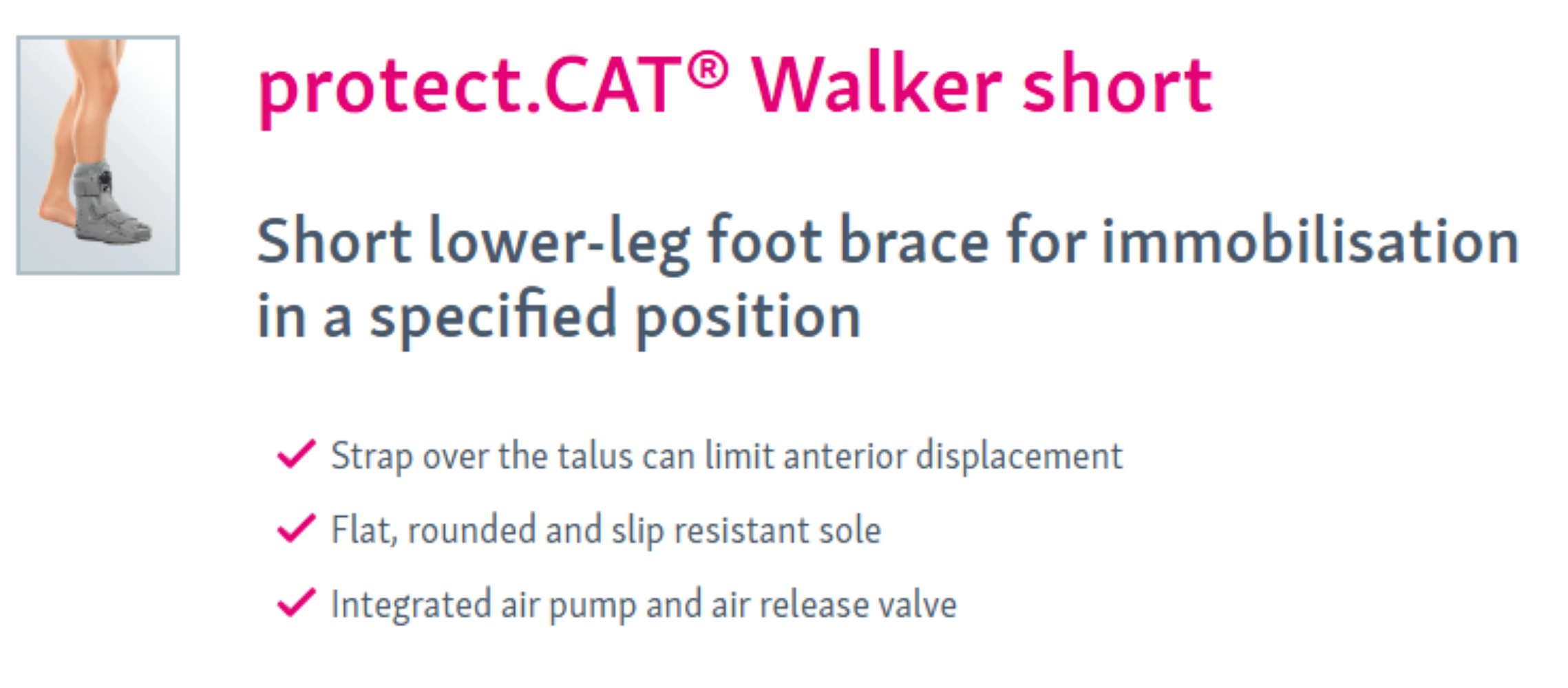 MEDI PROTECT CAT WALKER BOOT (SHORT)- large - Per pc rates - Image 4