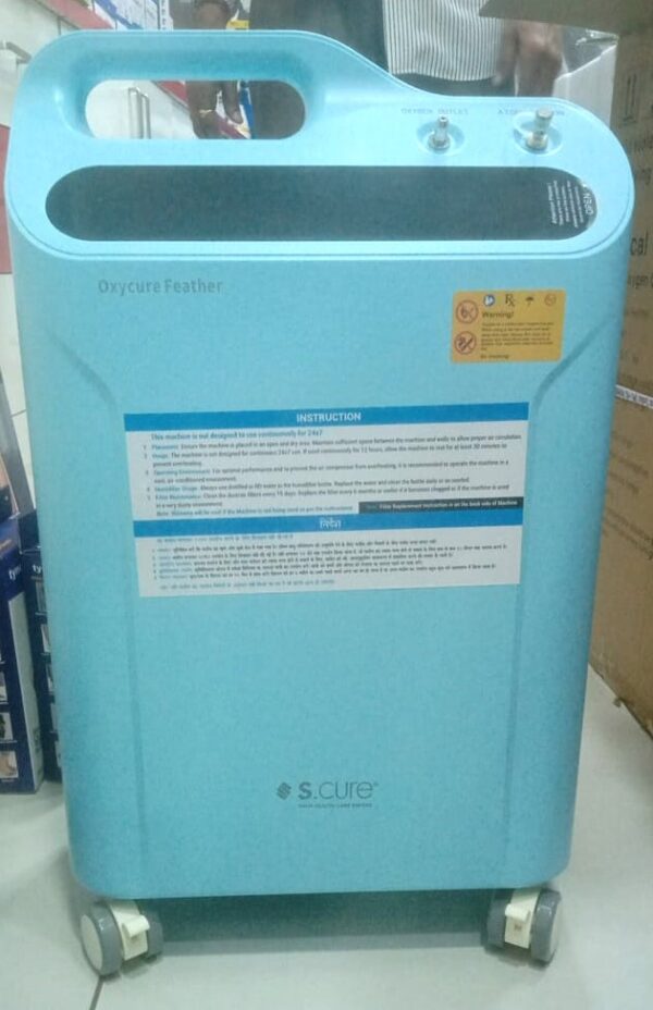 SCURE OXYCURE FEATHER - 5 LTR ( Oxygen Concentrator)