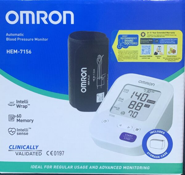 OMRON AUTHOMATIC BLOOD PRESSURE MONITOR ( HEM 7156 )  - PER SET RATE - Image 2